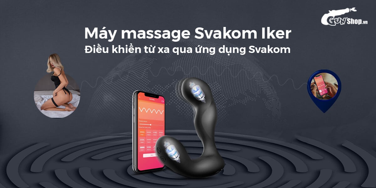 Máy Massage Svakom Iker JR Chính Hãng Giảm Đau Hiệu Quả