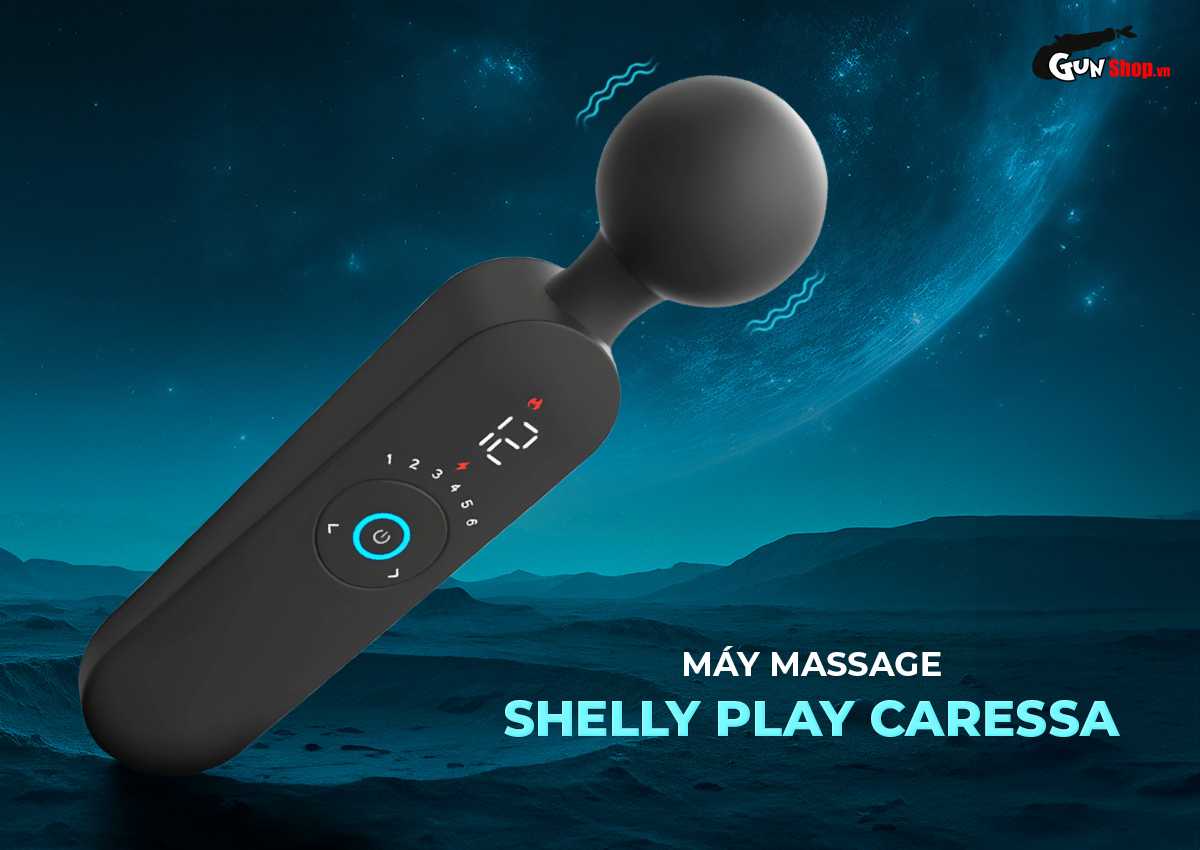 Máy massage Shelly Play Caressa thư giãn tăng khoái cảm sảng khoái