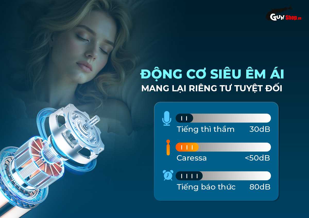 Máy massage Shelly Play Caressa thư giãn tăng khoái cảm sảng khoái