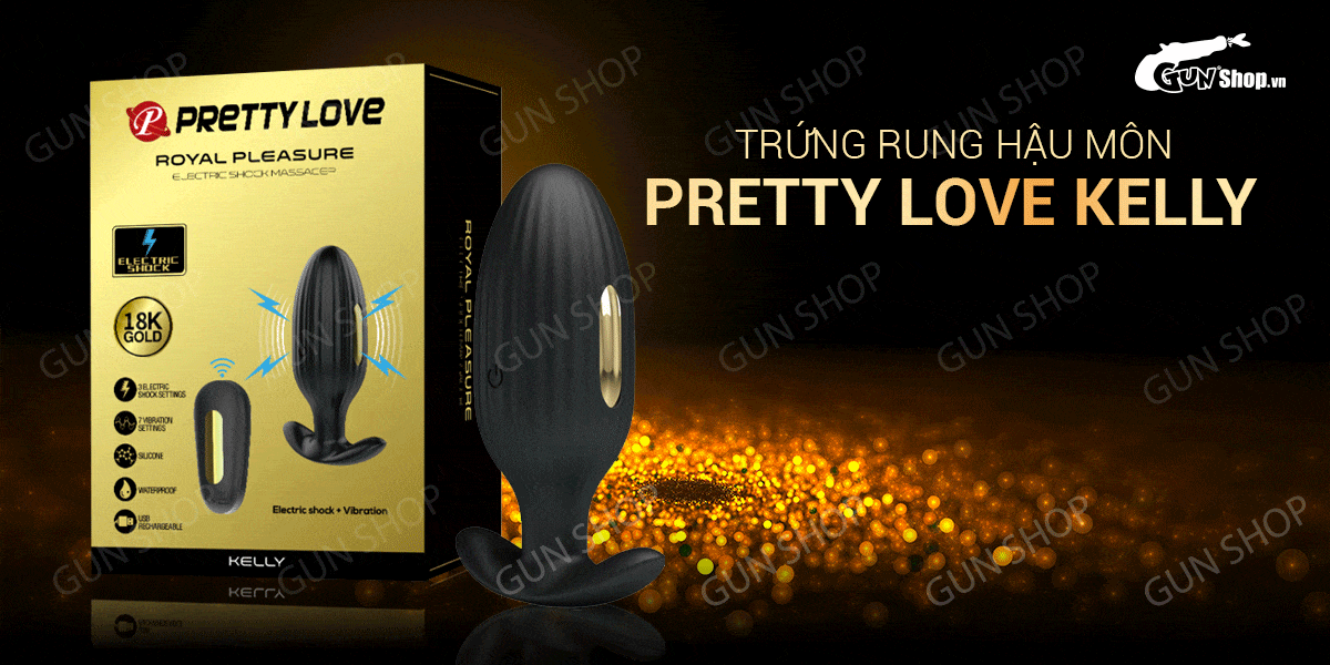 Pretty Love Kelly Rechargeable Remote Control Anal Egg