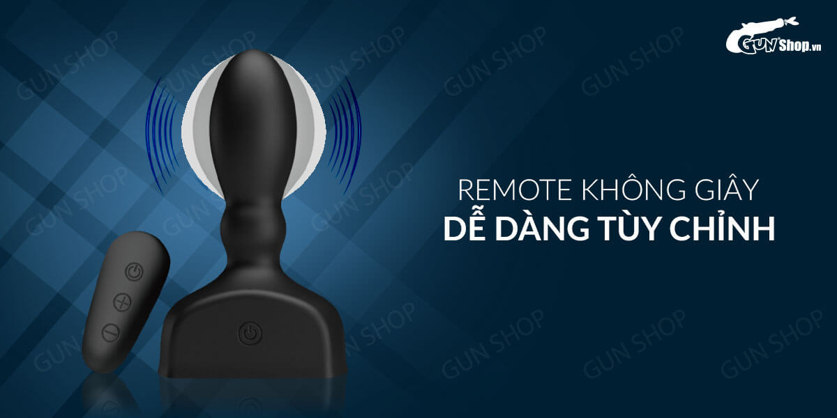 Mr.Play Anal Plug Rechargeable 12-Mode Vibrating Butt Egg Comfortable