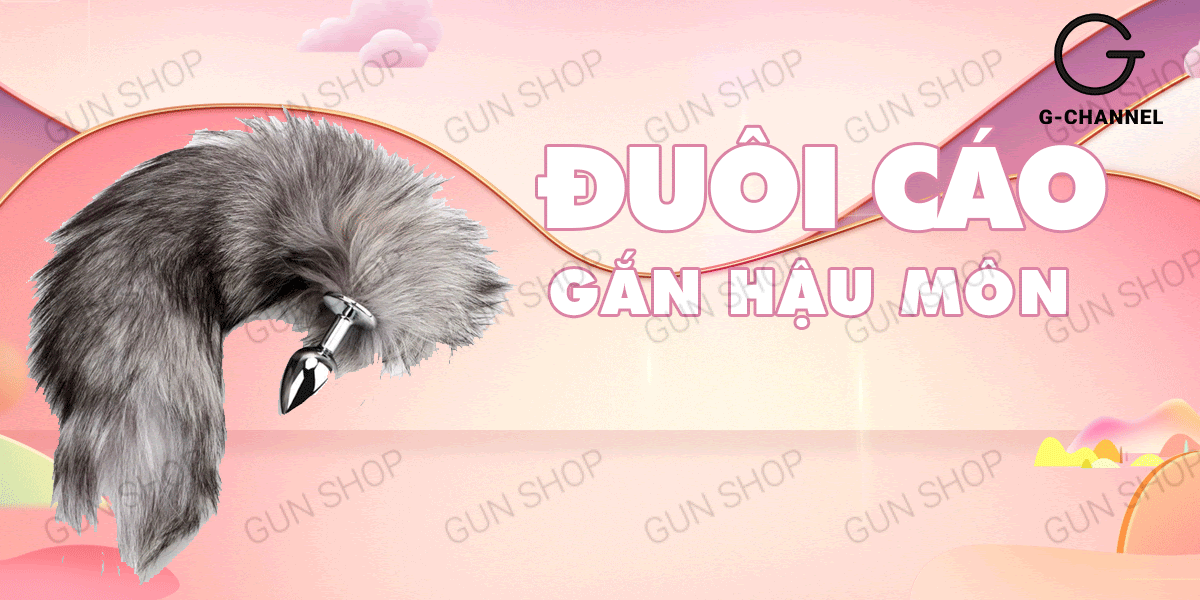 Stainless Steel Fox Tail Anal Plug Novelty Toy