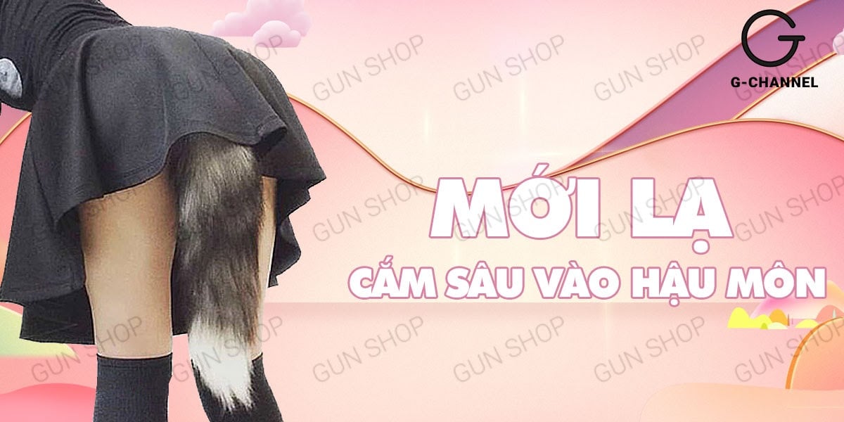 Stainless Steel Fox Tail Anal Plug Novelty Toy