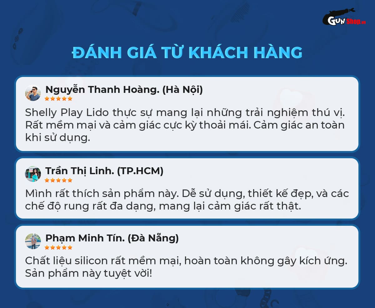 Que rung hậu môn Shelly Play Lido tăng khoái cảm an toàn