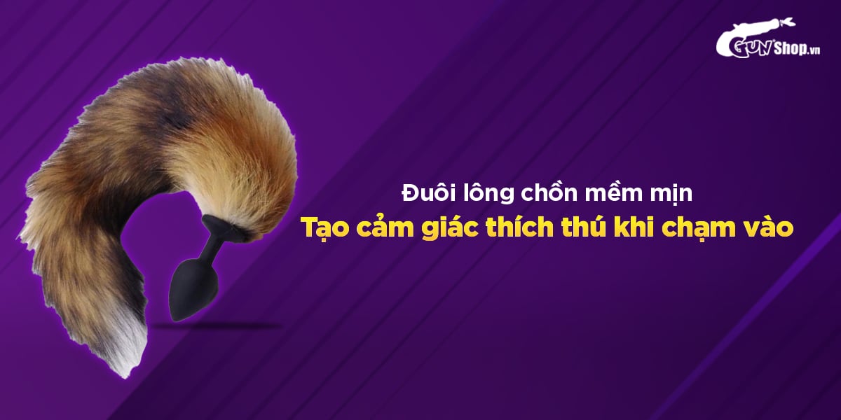 Đuôi cáo hậu môn Chisa Fierce Euphoria siêu mềm mại kích thích cực đỉnh