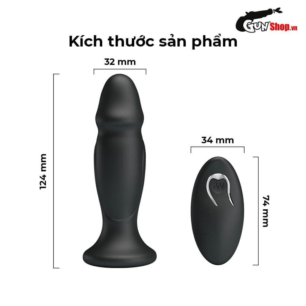 Trứng rung hậu môn Mr.Play Hotkey 12 chế độ rung điều khiển từ xa