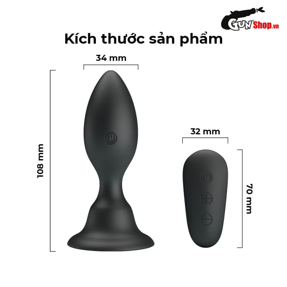 Trứng rung hậu môn Mr.Play 76W Siêu mạnh Đế hút tiện lợi