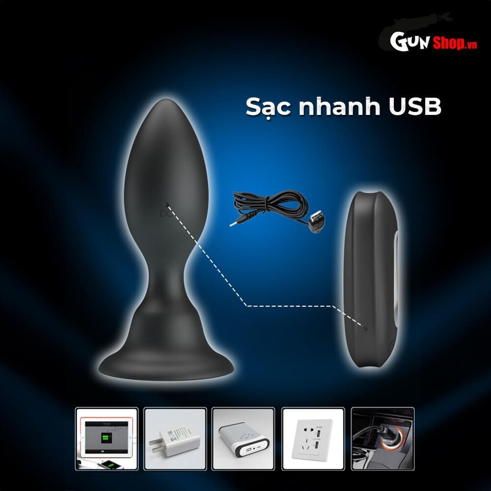Trứng rung hậu môn Mr.Play 76W Siêu mạnh Đế hút tiện lợi