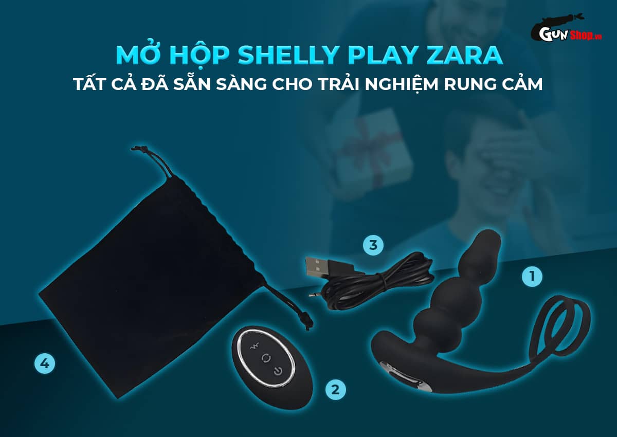 Que rung hậu môn Shelly Play Zara chính hãng giá tốt tặng quà Que rung hậu môn Shelly Play Zara chính hãng giá tốt tặng quà