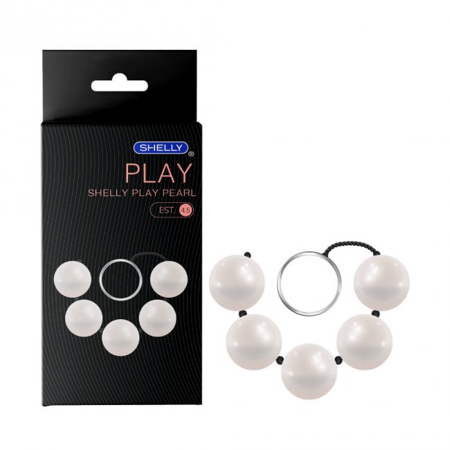 Chuỗi ngọc trai hậu môn Shelly Play Pearl tinh tế an toàn khoái cảm 