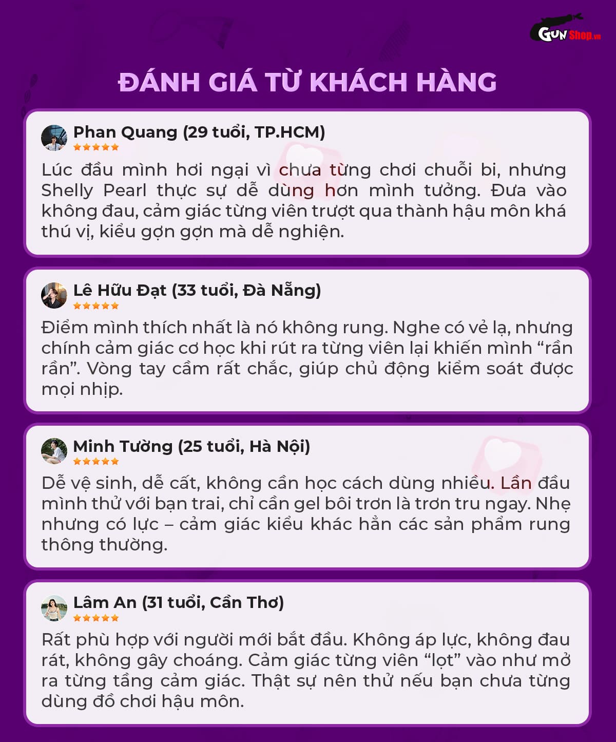 Chuỗi ngọc trai hậu môn Shelly Play Pearl tinh tế an toàn khoái cảm