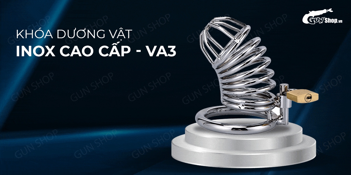 Va3 Premium Stainless Steel Male Chastity Device