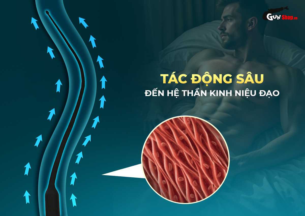 Que rung niệu đạo Shelly Play Sonic siêu mảnh kích thích nam