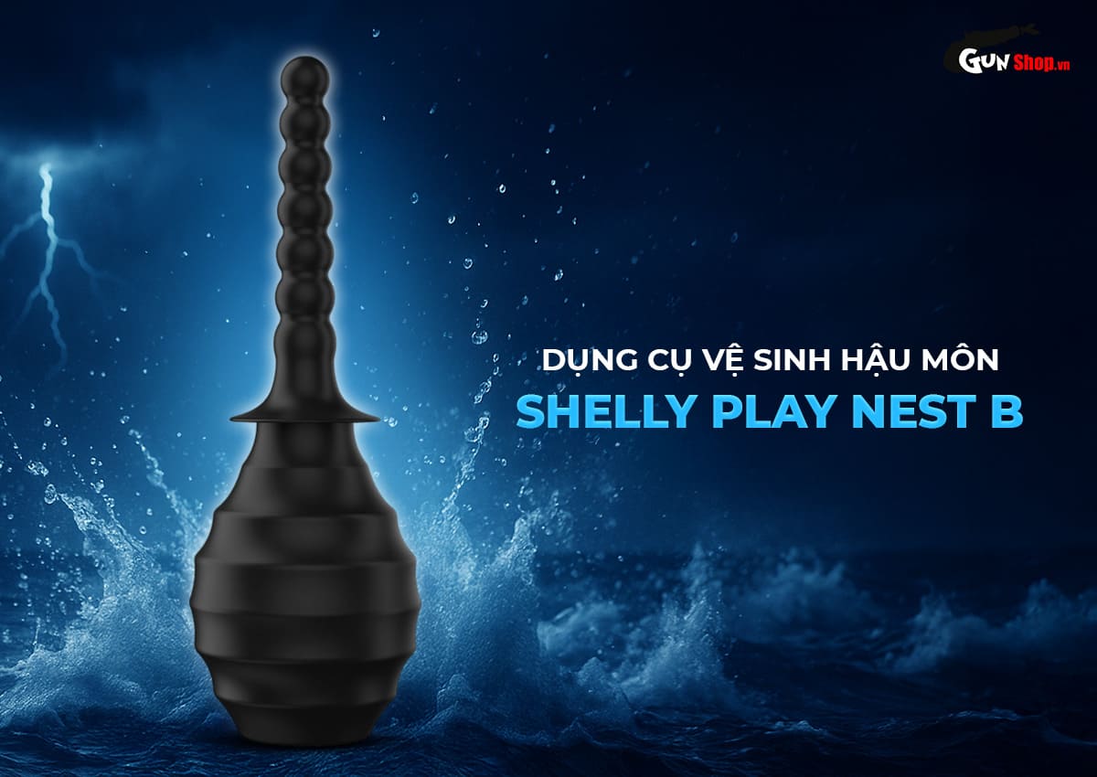 Dụng cụ vệ sinh hậu môn Shelly Play Nest B - An toàn, sạch sẽ, thoải mái
