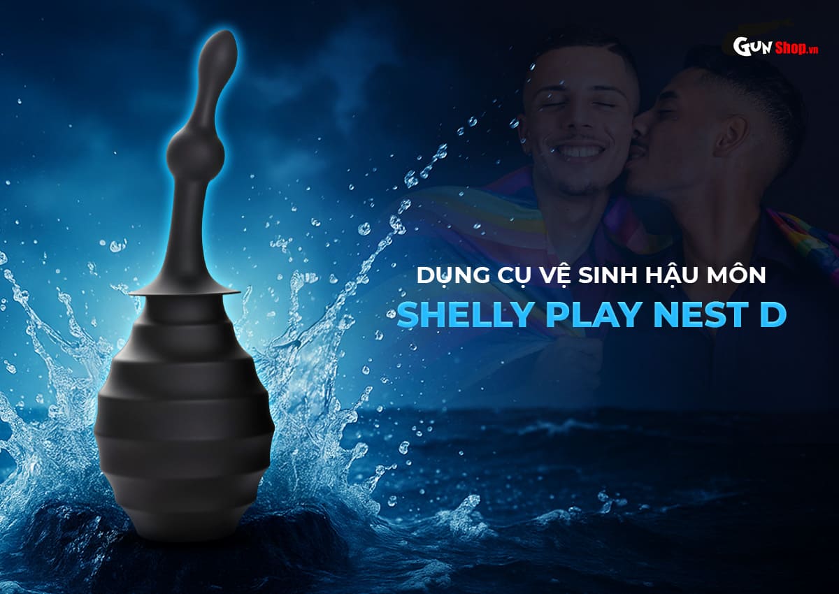 Dụng cụ vệ sinh hậu môn Shelly Play Nest D tiện lợi sạch Dụng cụ vệ sinh hậu môn Shelly Play Nest D tiện lợi sạch