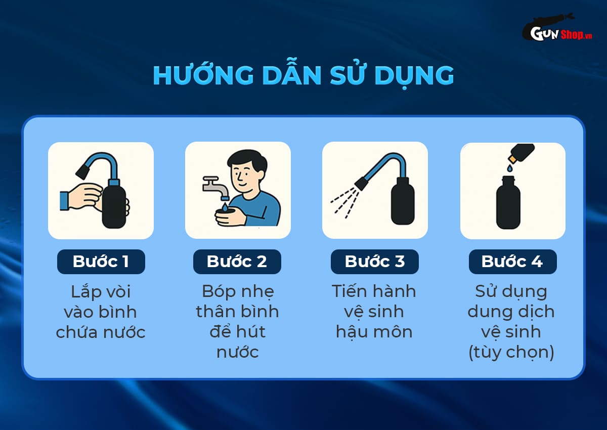 Dụng cụ vệ sinh hậu môn Shelly Play Nest D tiện lợi sạch Dụng cụ vệ sinh hậu môn Shelly Play Nest D tiện lợi sạch