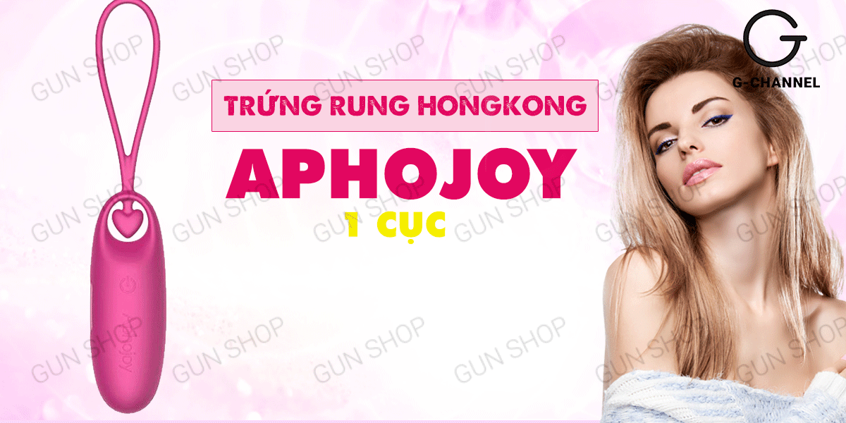 Trứng rung Aphojoy cao cấp siêu kích thích đồ chơi người lớn