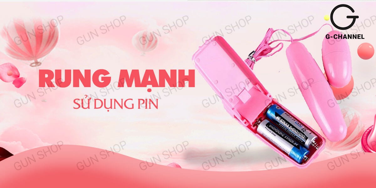 Trứng rung tình yêu đa năng 2 đầu silicon mềm mại kích thích khoái cảm