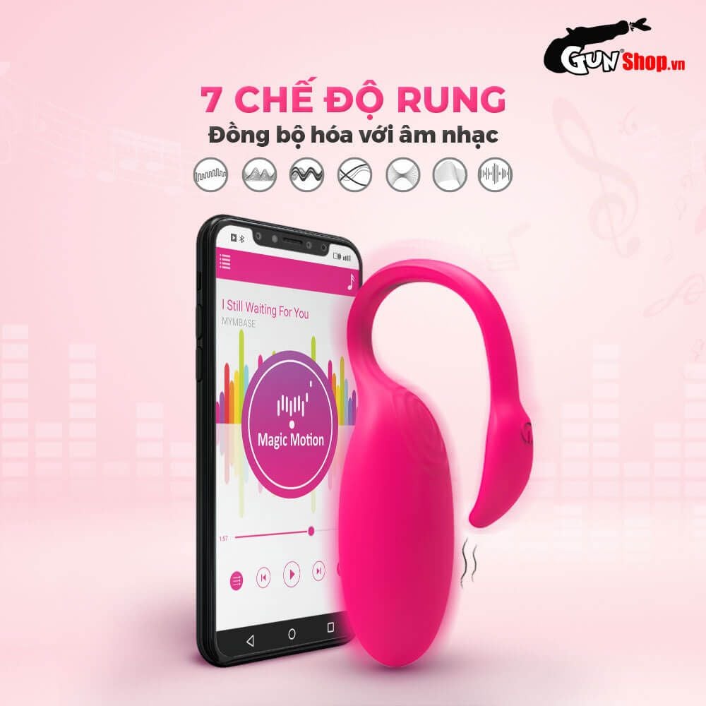 Trứng rung Magic Motion Flamingo cao cấp siêu phấn khích sung sướng