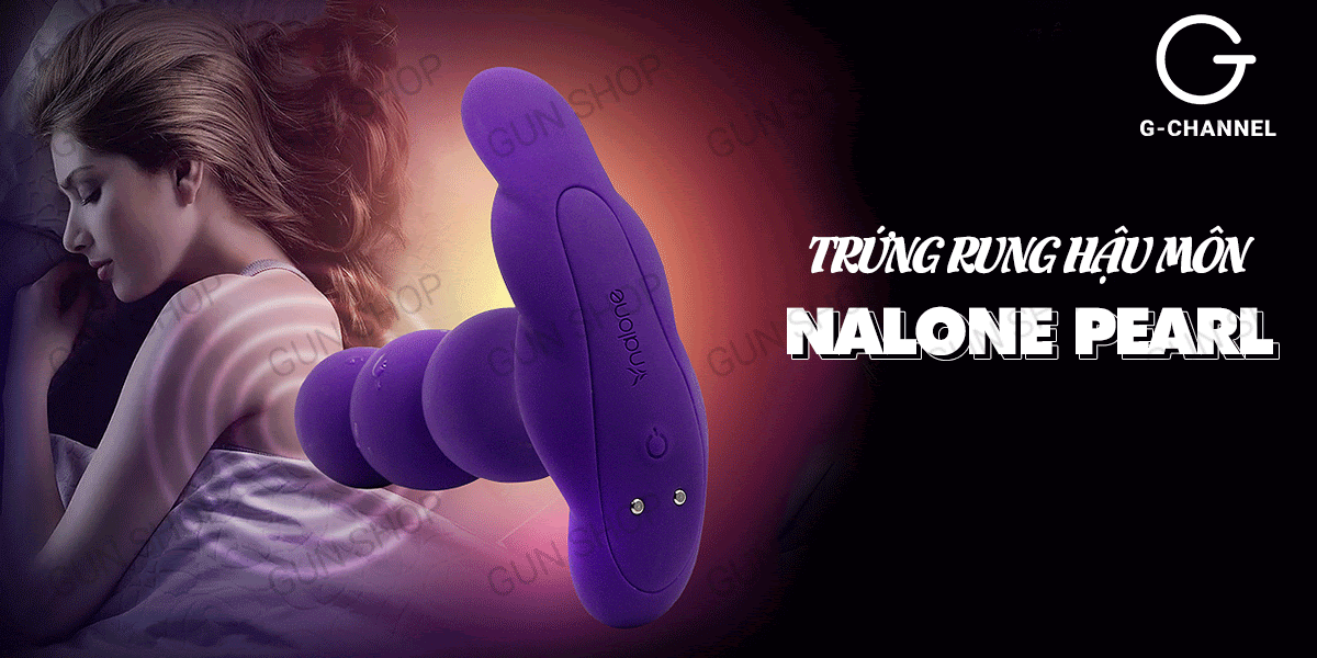 Nalone Pearl Remote Control Silicone Anal Vibrator 7 Modes