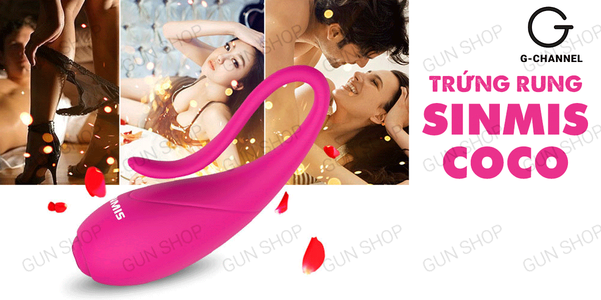 Nalone Sinmis Coco Pink Wireless Mini Love Egg Vibrator