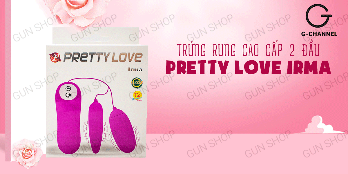 Pretty Love Irma Double-Ended Vibrating Egg Female Toy