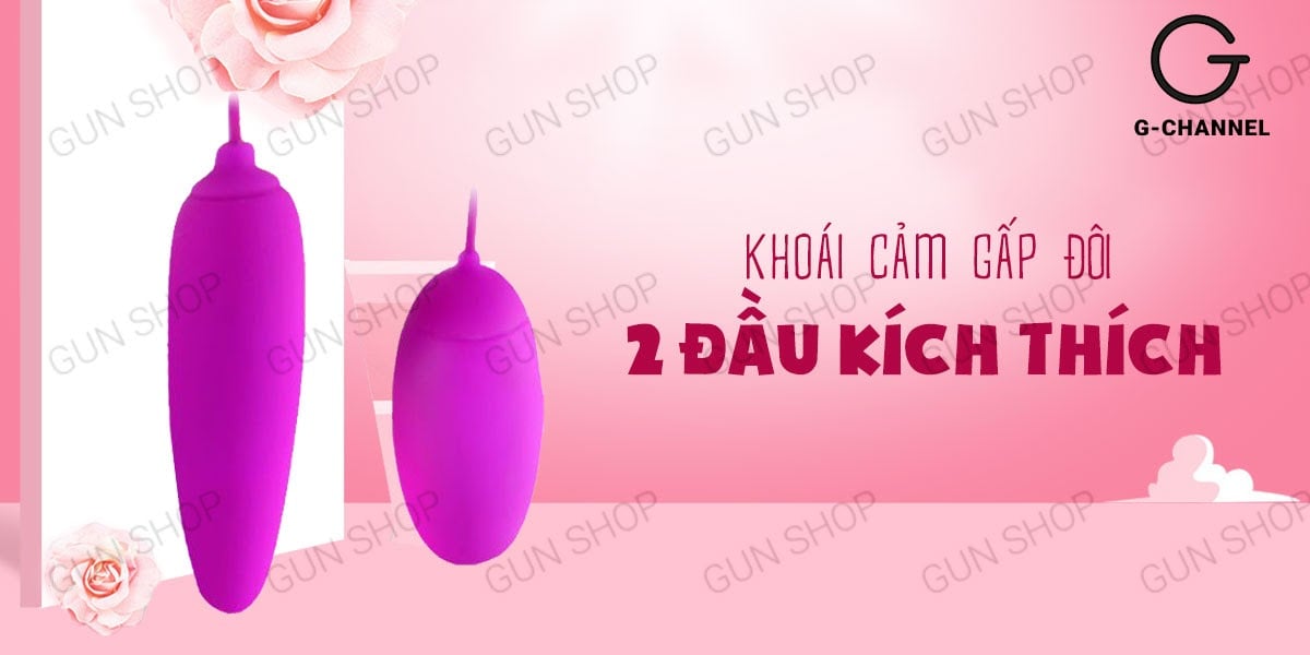 Pretty Love Irma Double-Ended Vibrating Egg Female Toy