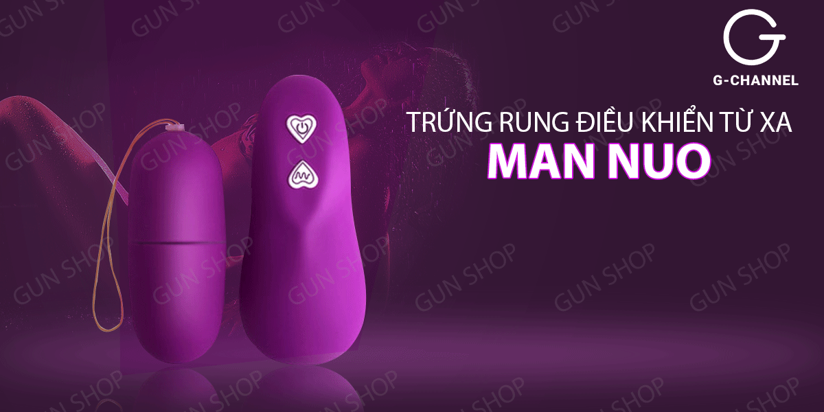 Man Nuo remote control vibrating egg 10 modes couple intimacy