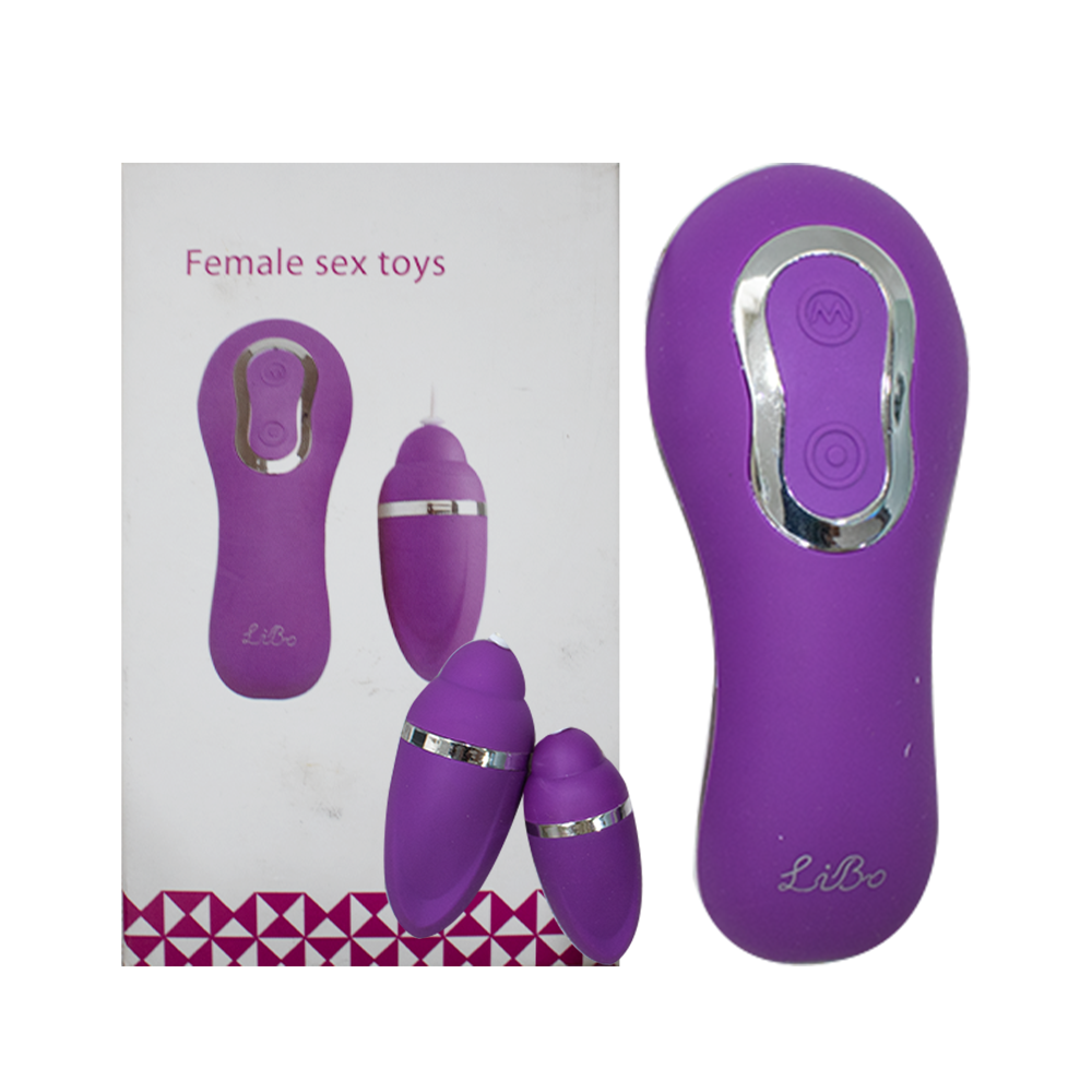 Trứng rung tình yêu 2 trứng dùng pin Libo Female