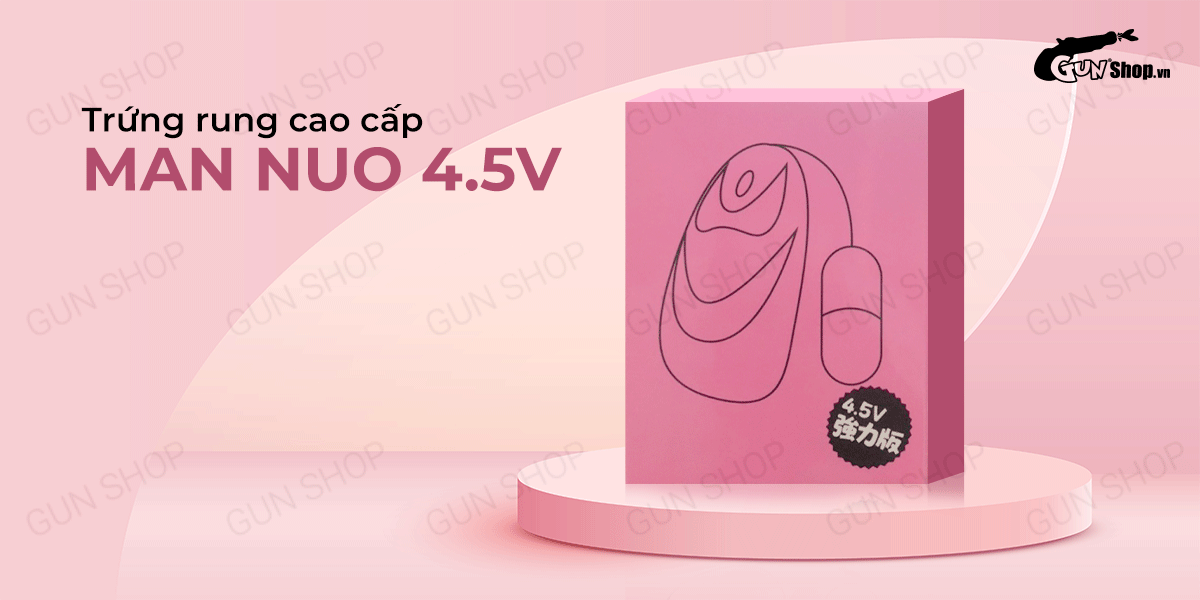 Trứng rung Man Nuo 4.5V cao cấp kích thích khoái cảm sảng khoái
