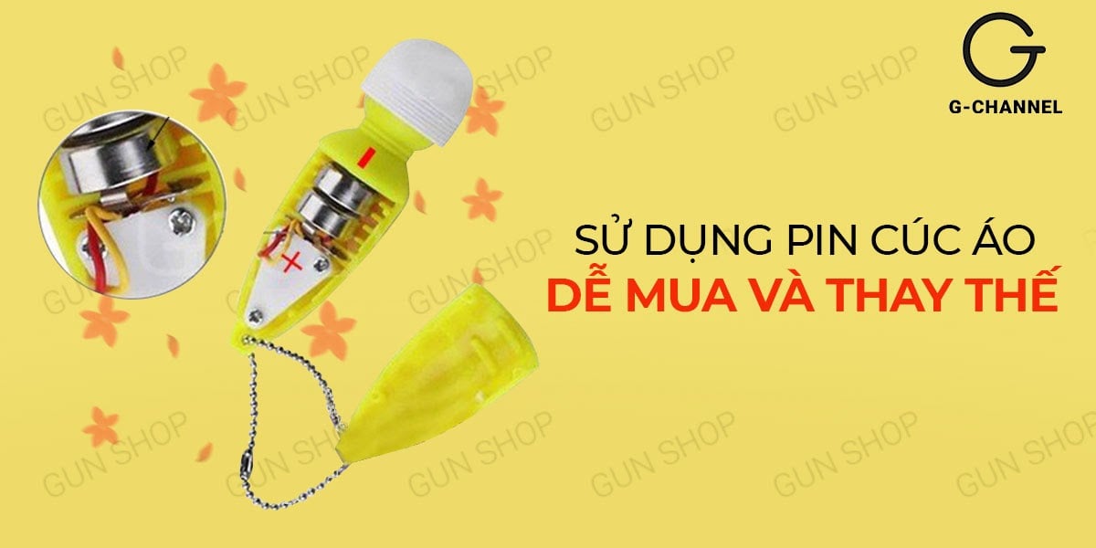 Móc khóa rung massage Mini Av Bar thư giãn dễ chịu tiện lợi