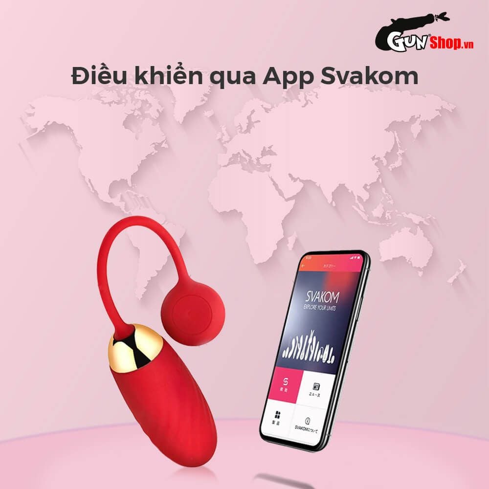Trứng rung Svakom Ella điều khiển qua app kích thích âm vật điểm G