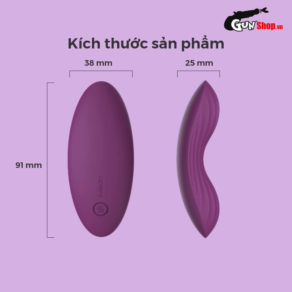 Trứng rung Svakom Edeny mini kích thích tăng khoái cảm thăng hoa