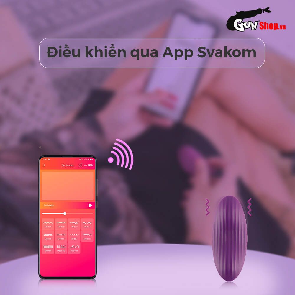 Trứng rung Svakom Edeny mini kích thích tăng khoái cảm thăng hoa