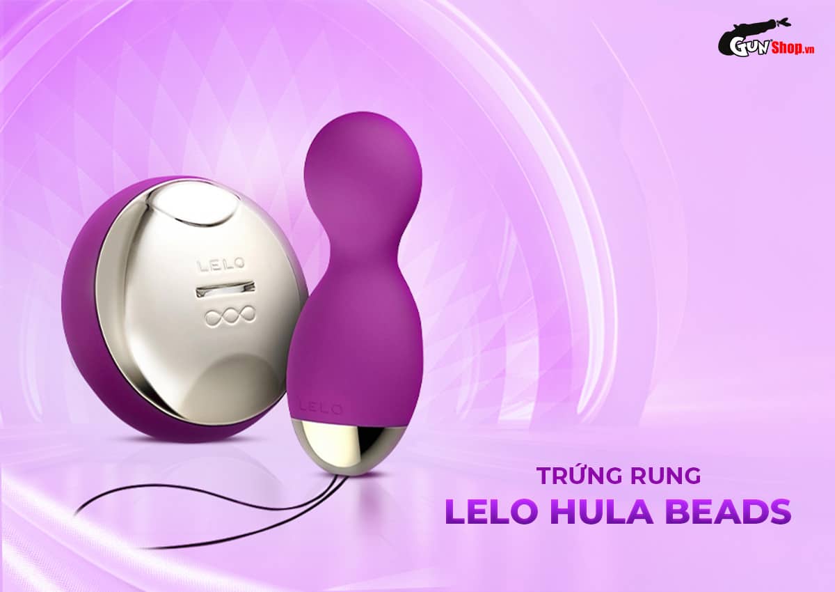 Trứng rung Lelo Hula Beads cao cấp kích thích cực đã