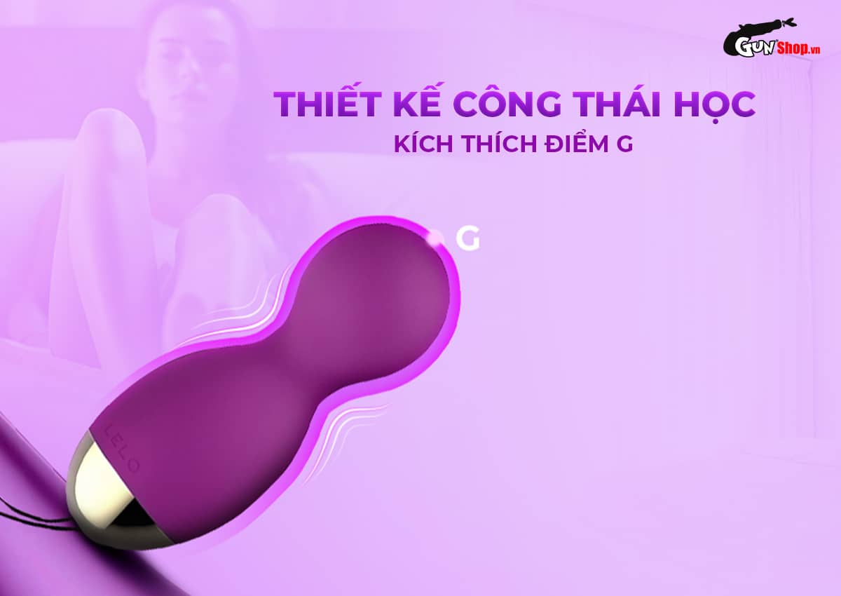 Trứng rung Lelo Hula Beads cao cấp kích thích cực đã