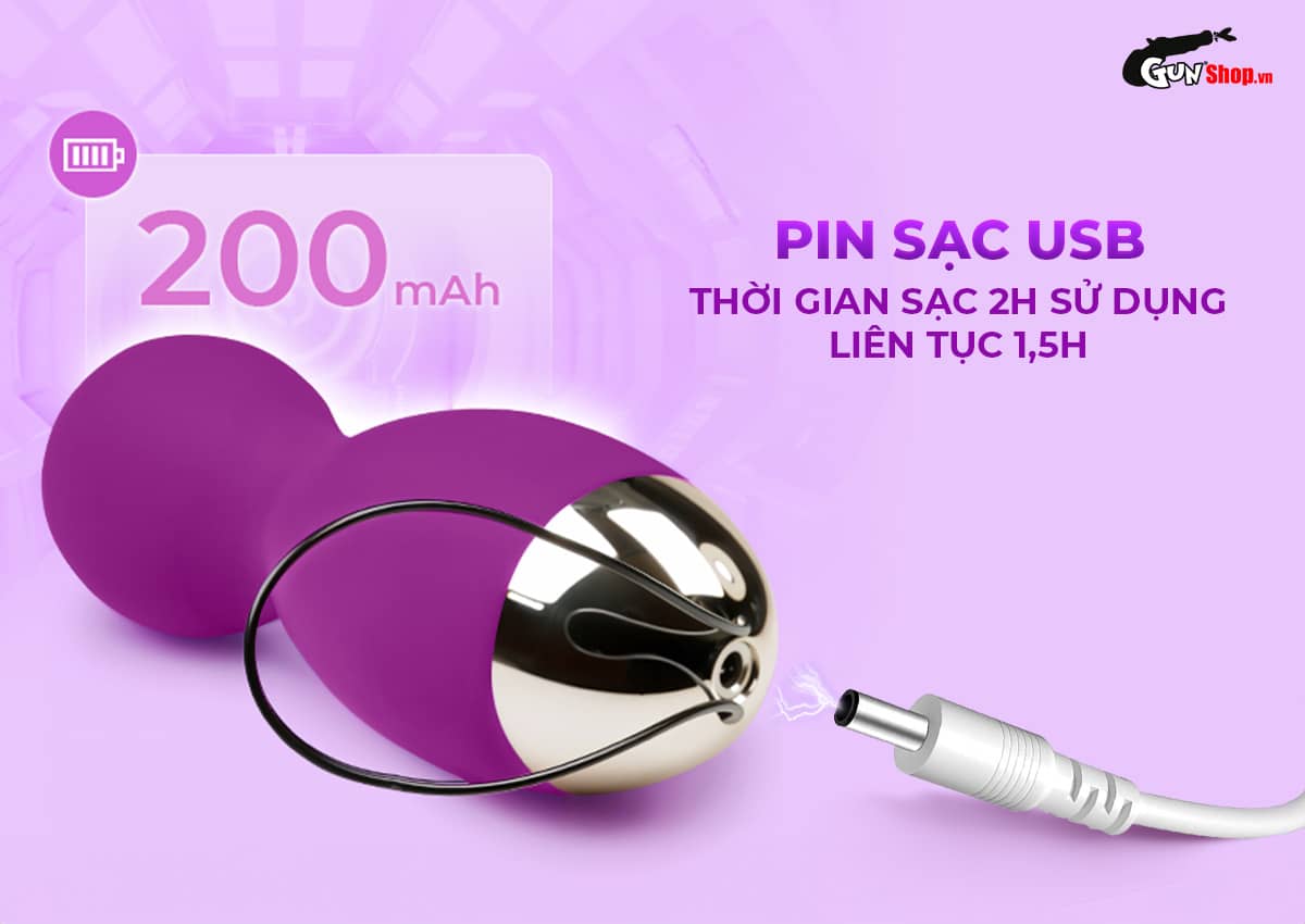 Trứng rung Lelo Hula Beads cao cấp kích thích cực đã
