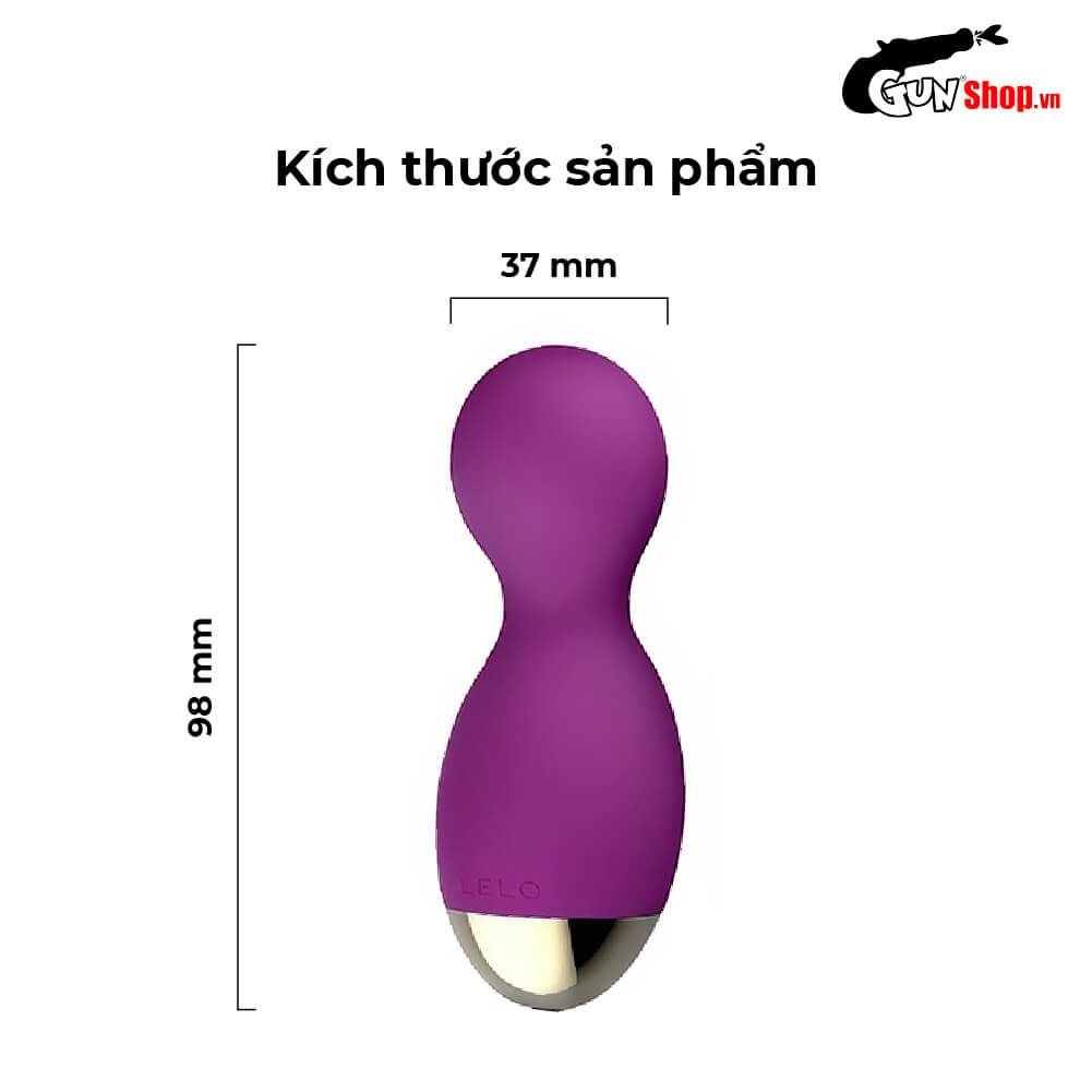 Trứng rung Lelo Hula Beads điều khiển từ xa 8 chế độ rung sạc pin