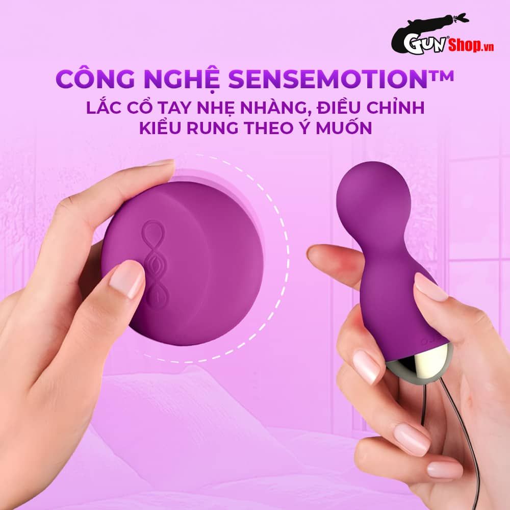 Trứng rung Lelo Hula Beads điều khiển từ xa 8 chế độ rung sạc pin