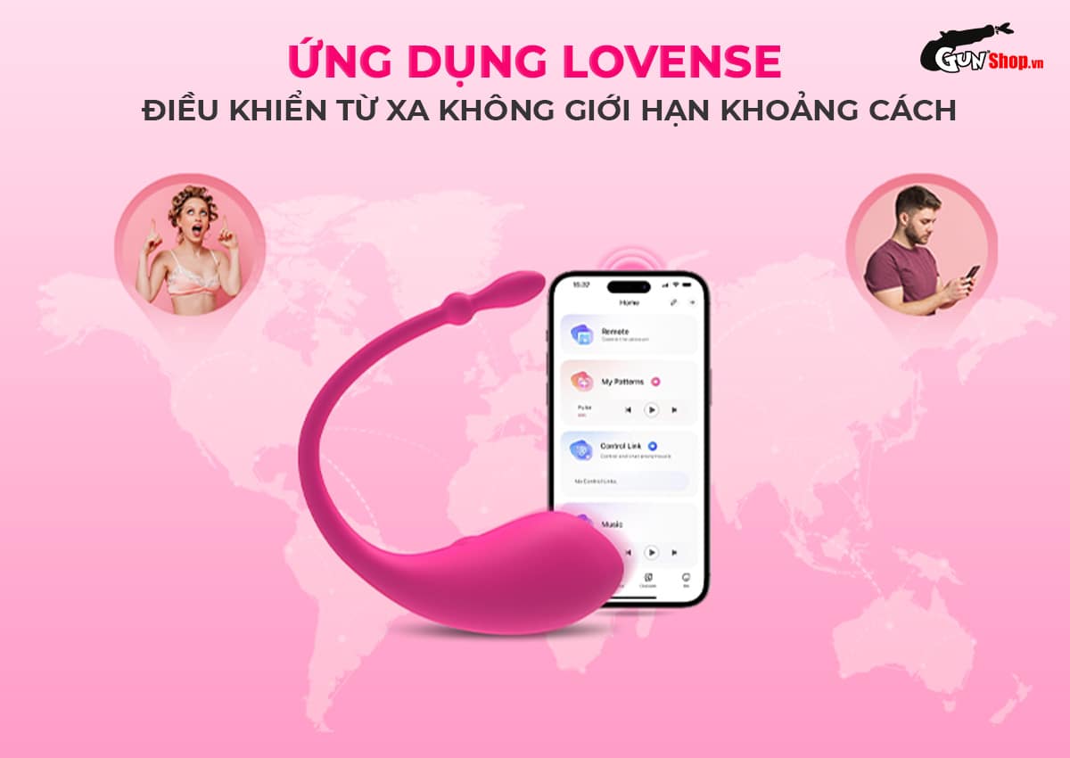 Trứng Rung Lovense Lush 1 Đồ Chơi Tình Dục Cao Cấp Dễ Dàng Dùng