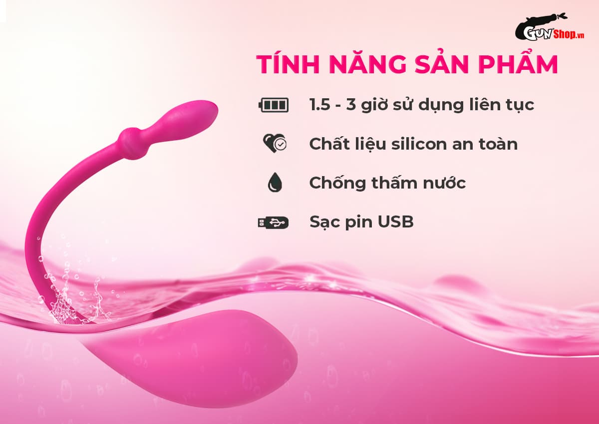 Trứng Rung Lovense Lush 1 Đồ Chơi Tình Dục Cao Cấp Dễ Dàng Dùng