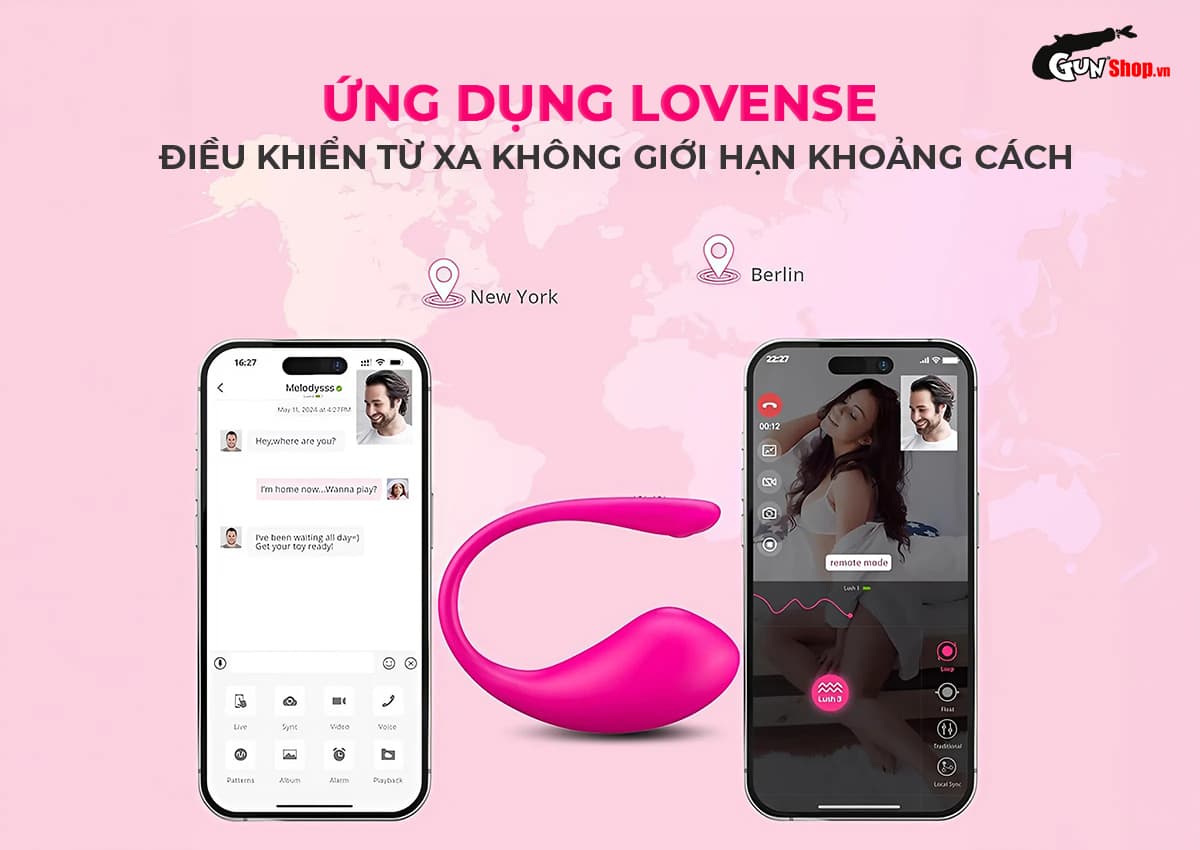 Trứng rung Lovense Lush 3 cao cấp kích thích cực mạnh mua ngay