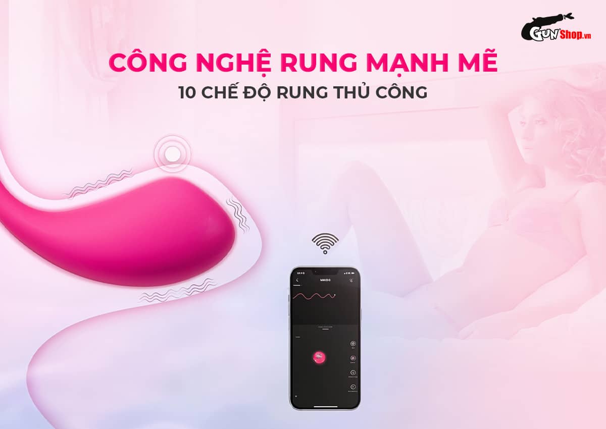 Trứng rung Lovense Lush 3 cao cấp kích thích cực mạnh mua ngay
