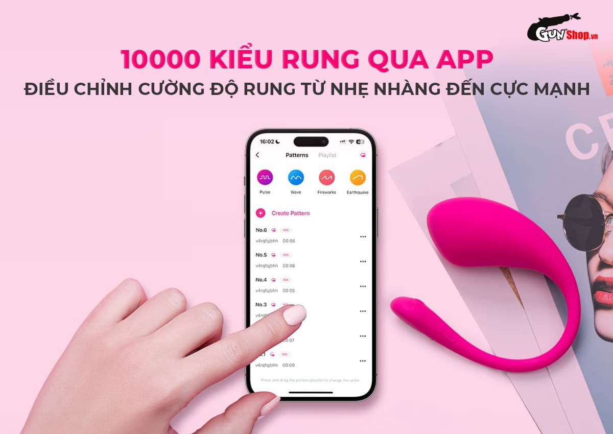Trứng rung Lovense Lush 3 cao cấp kích thích cực mạnh mua ngay