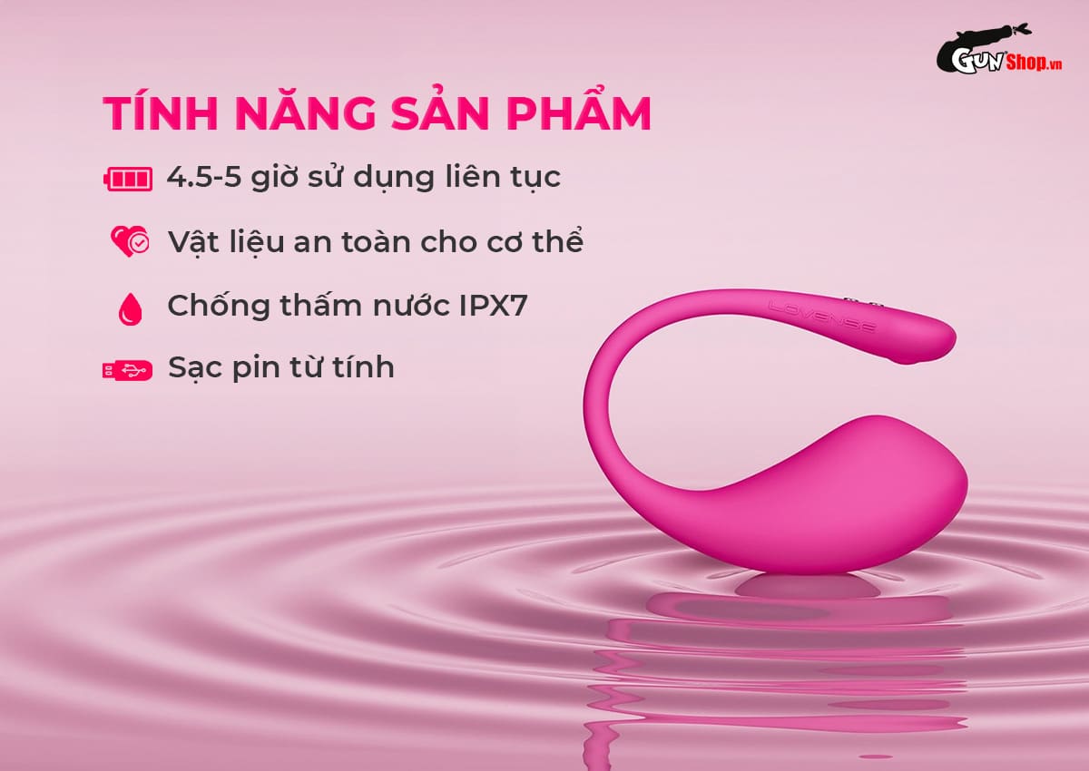 Trứng rung Lovense Lush 3 cao cấp kích thích cực mạnh mua ngay