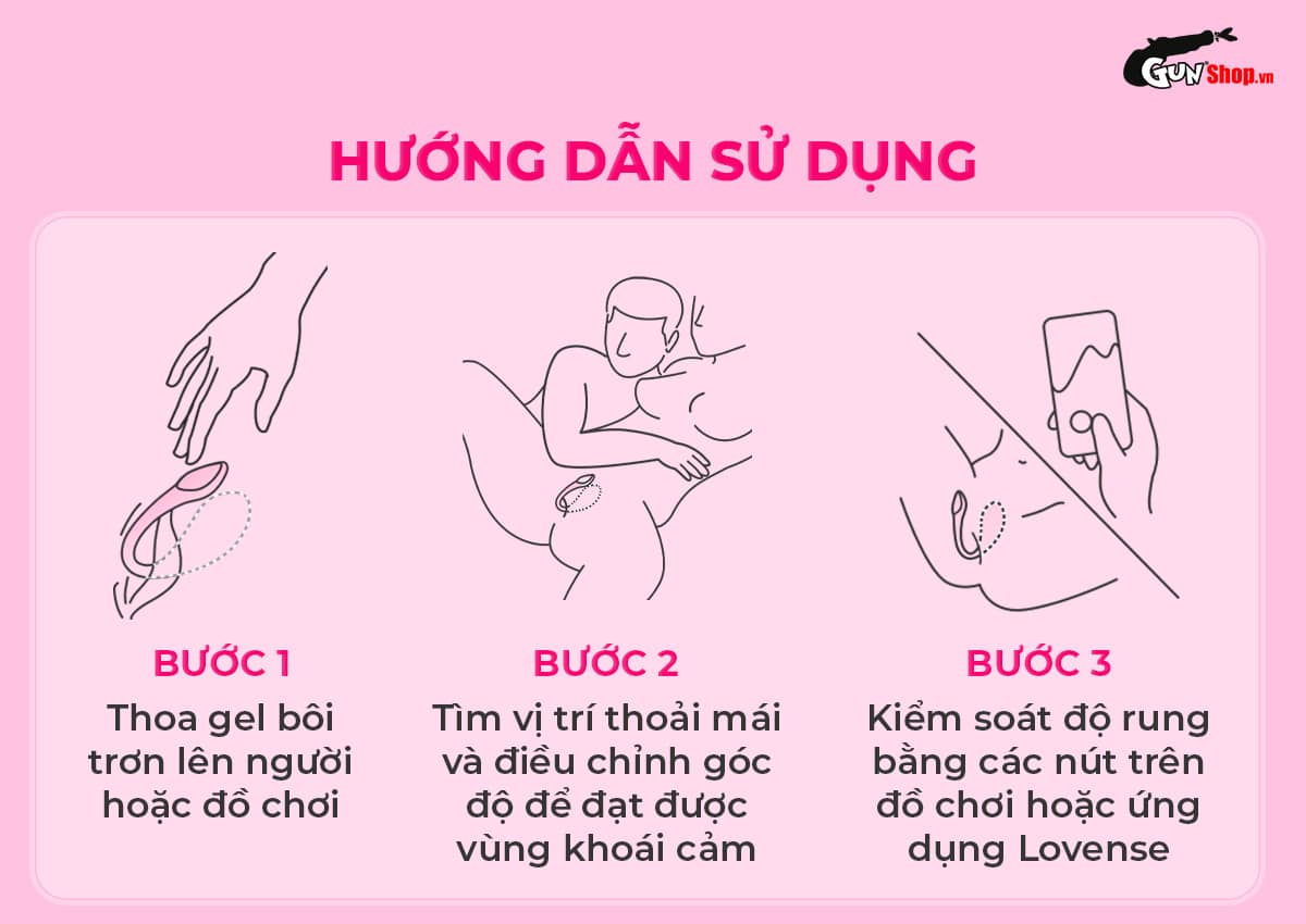 Trứng rung Lovense Lush 3 cao cấp kích thích cực mạnh mua ngay