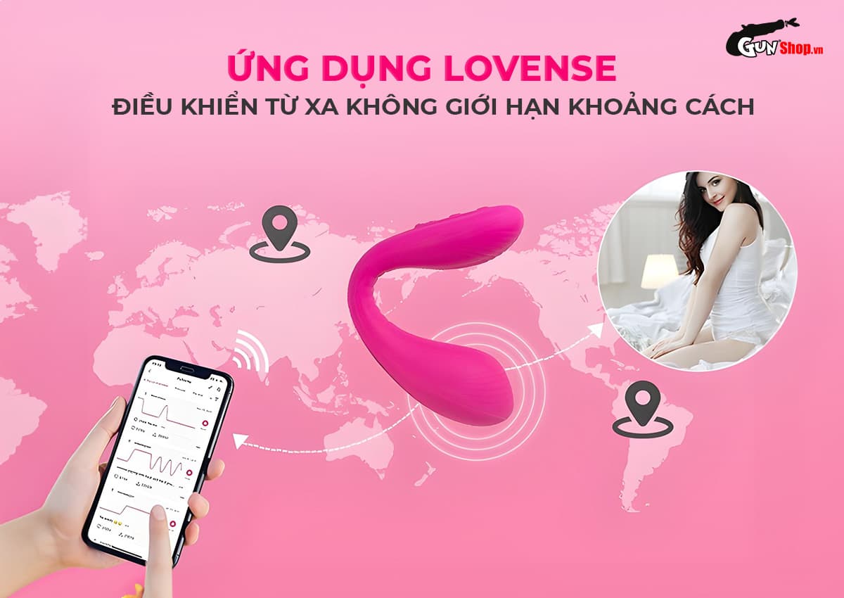 Trứng rung Lovense Dolce kích thích kép cực mạnh