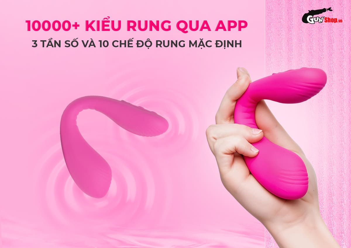 Trứng rung Lovense Dolce kích thích kép cực mạnh