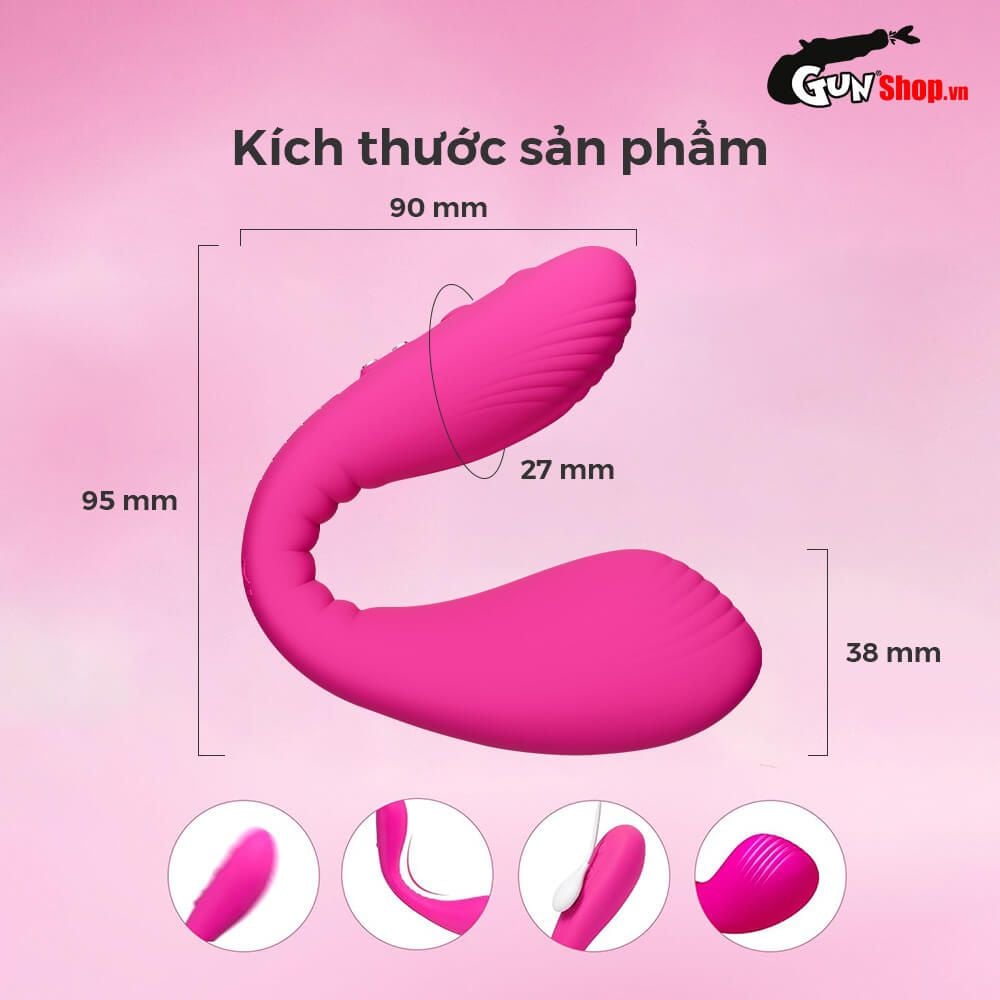 Trứng rung Lovense Dolce cao cấp đường gân nổi kích thích cực phê