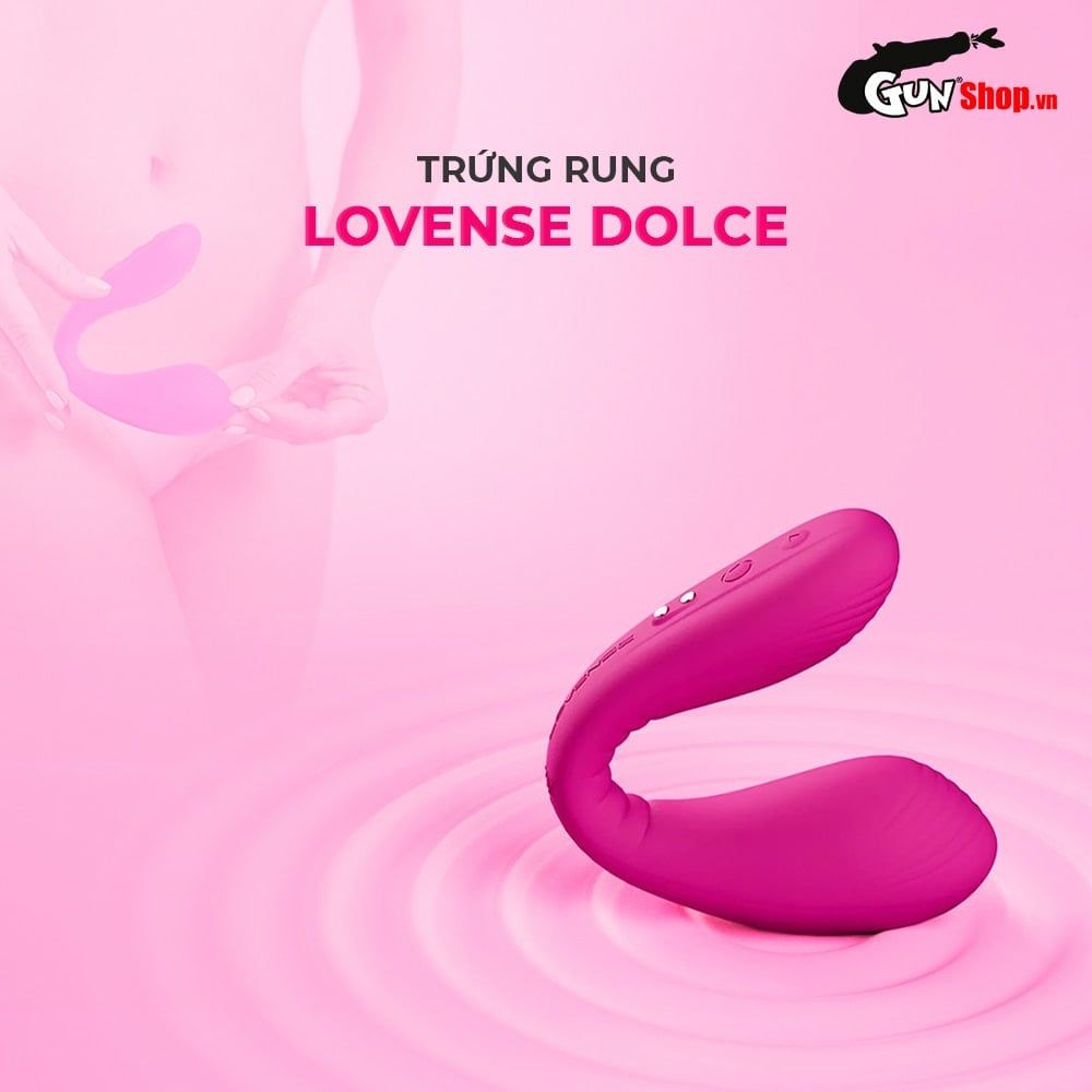 Trứng rung Lovense Dolce cao cấp đường gân nổi kích thích cực phê